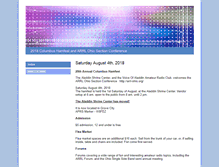 Tablet Screenshot of columbushamfest.com